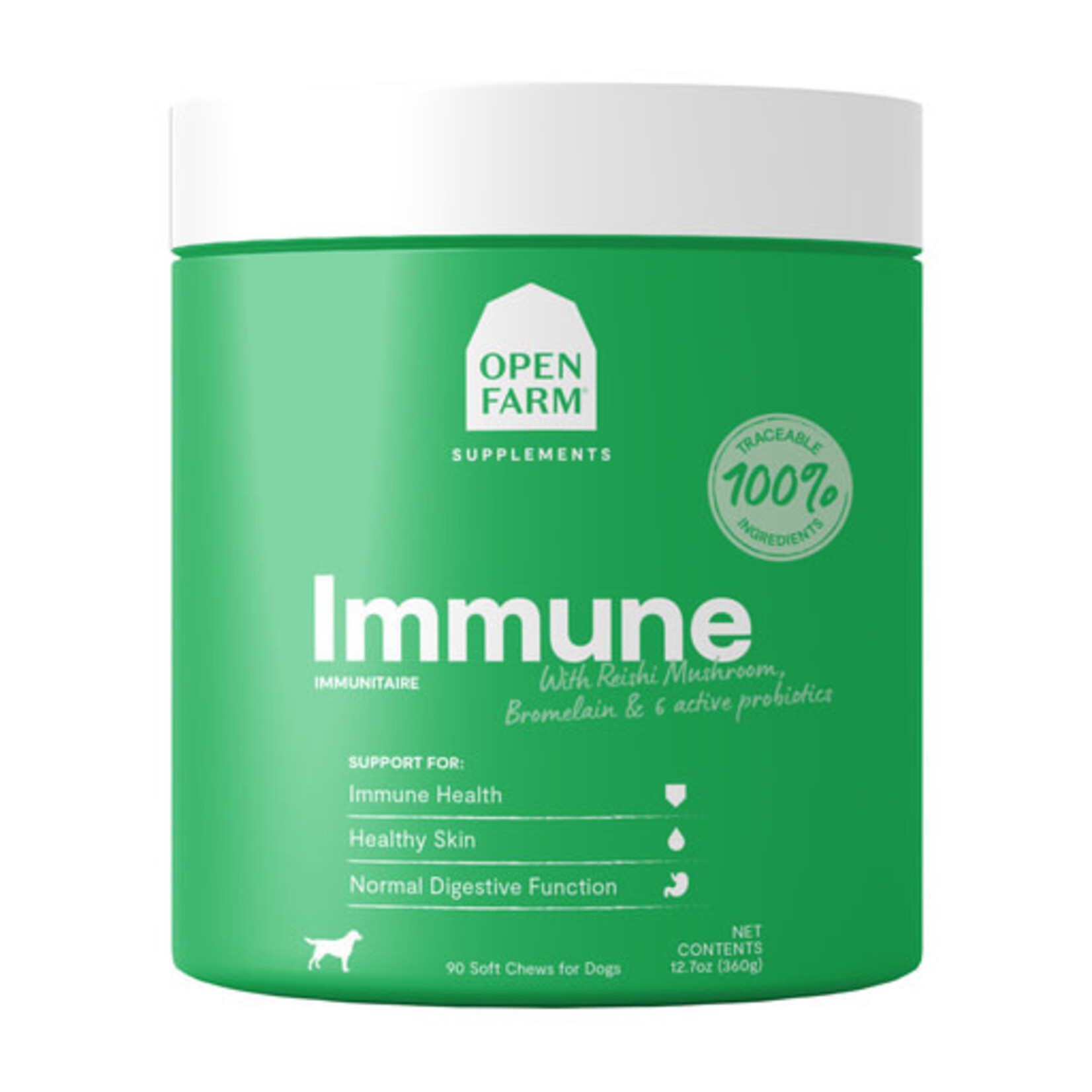 Open Farm Open Farm Immune Health Supplement Chews for Dogs 90 count