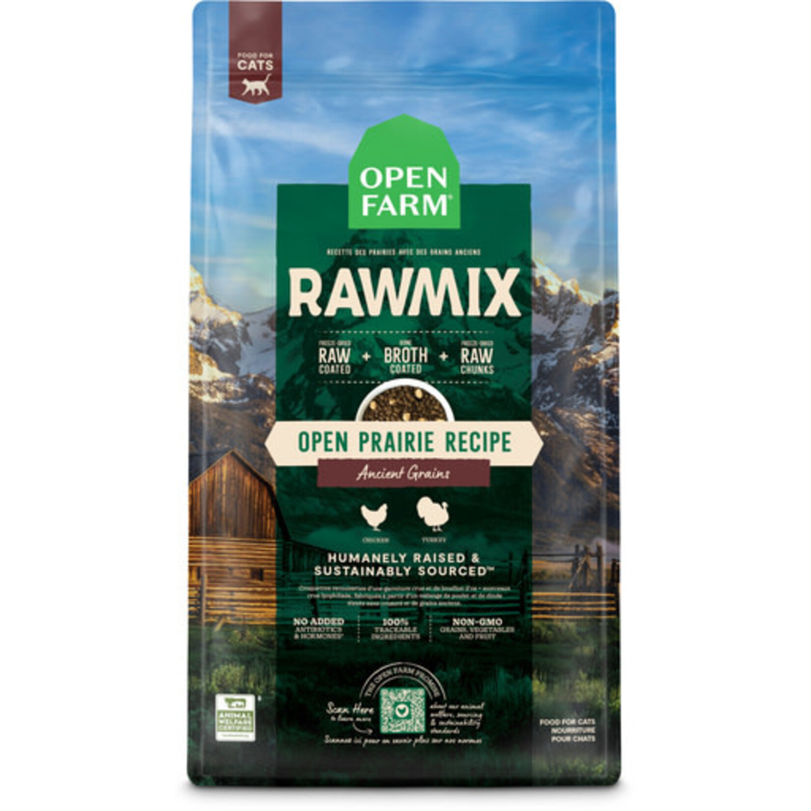 Open Farm OPEN FARM RawMix Grain Free Open Prairie Cat 2.25 lb.