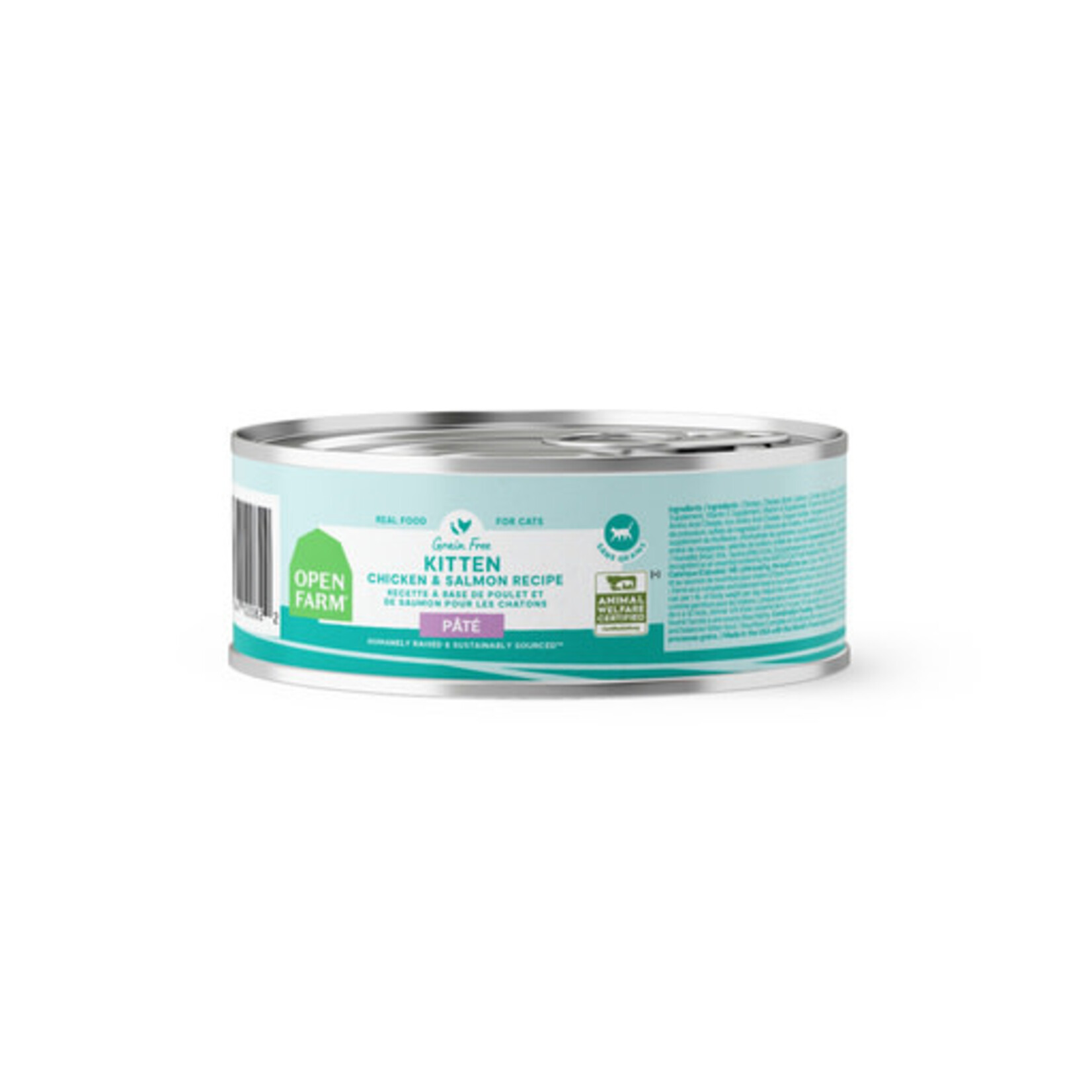 Open Farm Open Farm Grain Free Kitten Chicken & Salmon Pate Wet Cat Food 2.8 oz