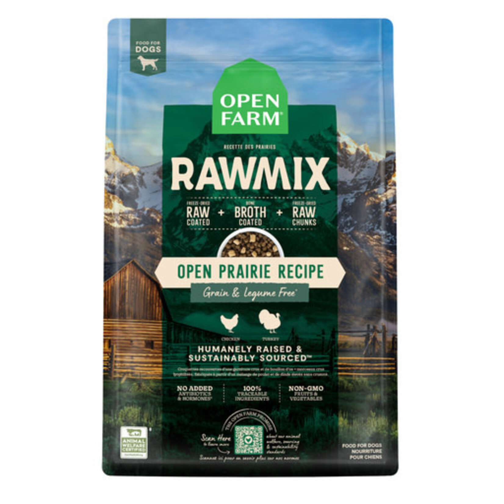 Open Farm Open Farm RawMix Open Prairie Grain-Free Dry Dog Food 20#