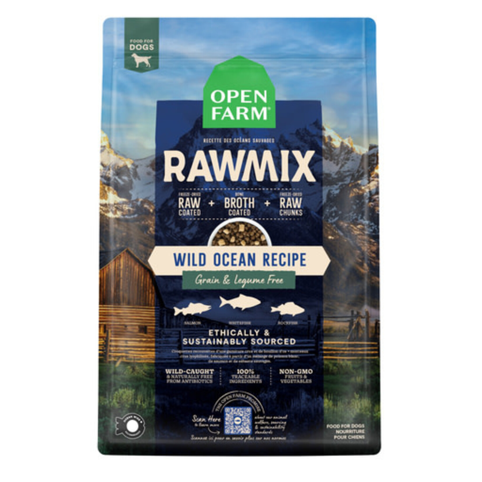 Open Farm Open Farm RawMix Wild Ocean Grain-Free Dry Dog Food 20#