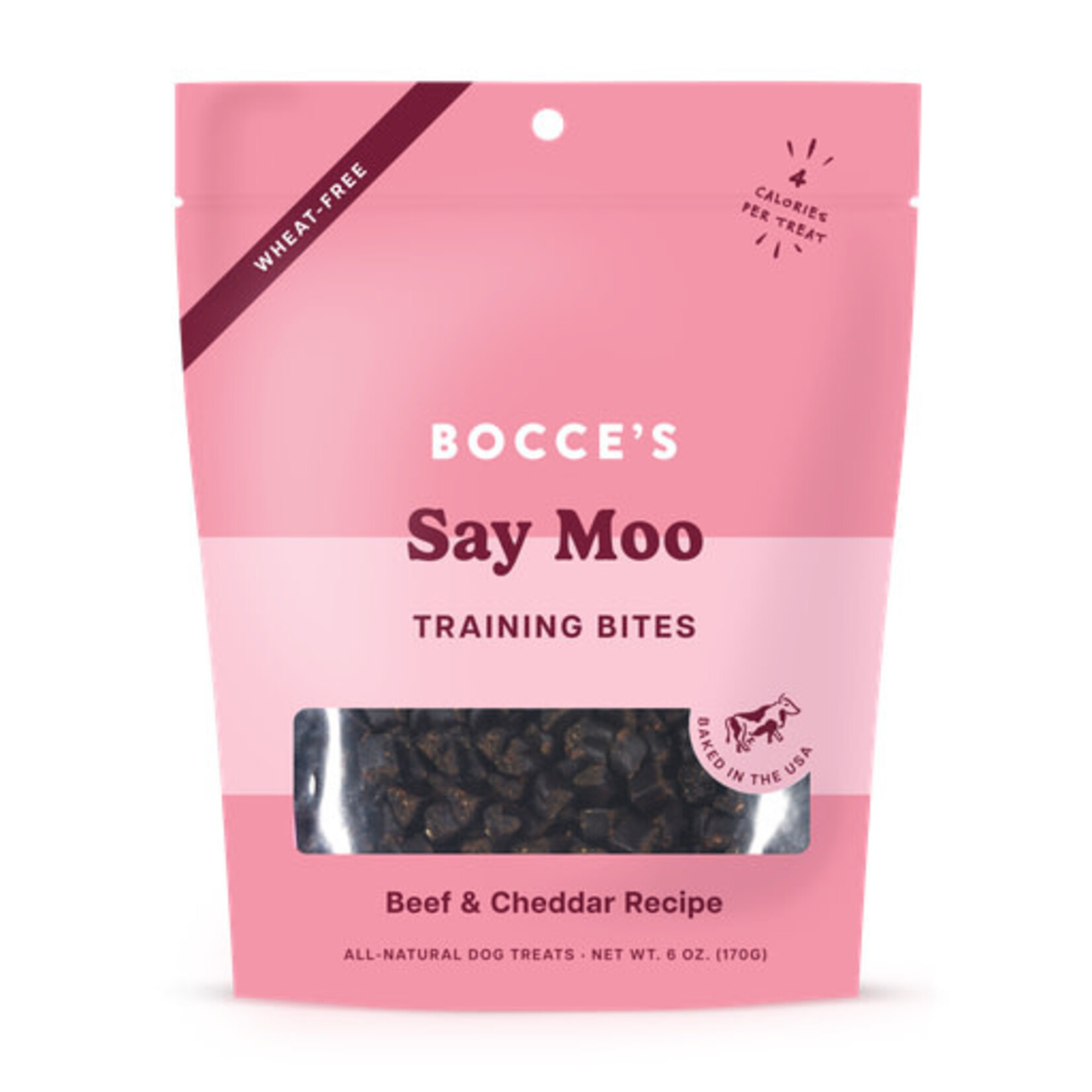 Bocce's Bakery Bocce's Bakery Say Moo Beef & Cheddar Training Bites Dog Treats, 6 oz