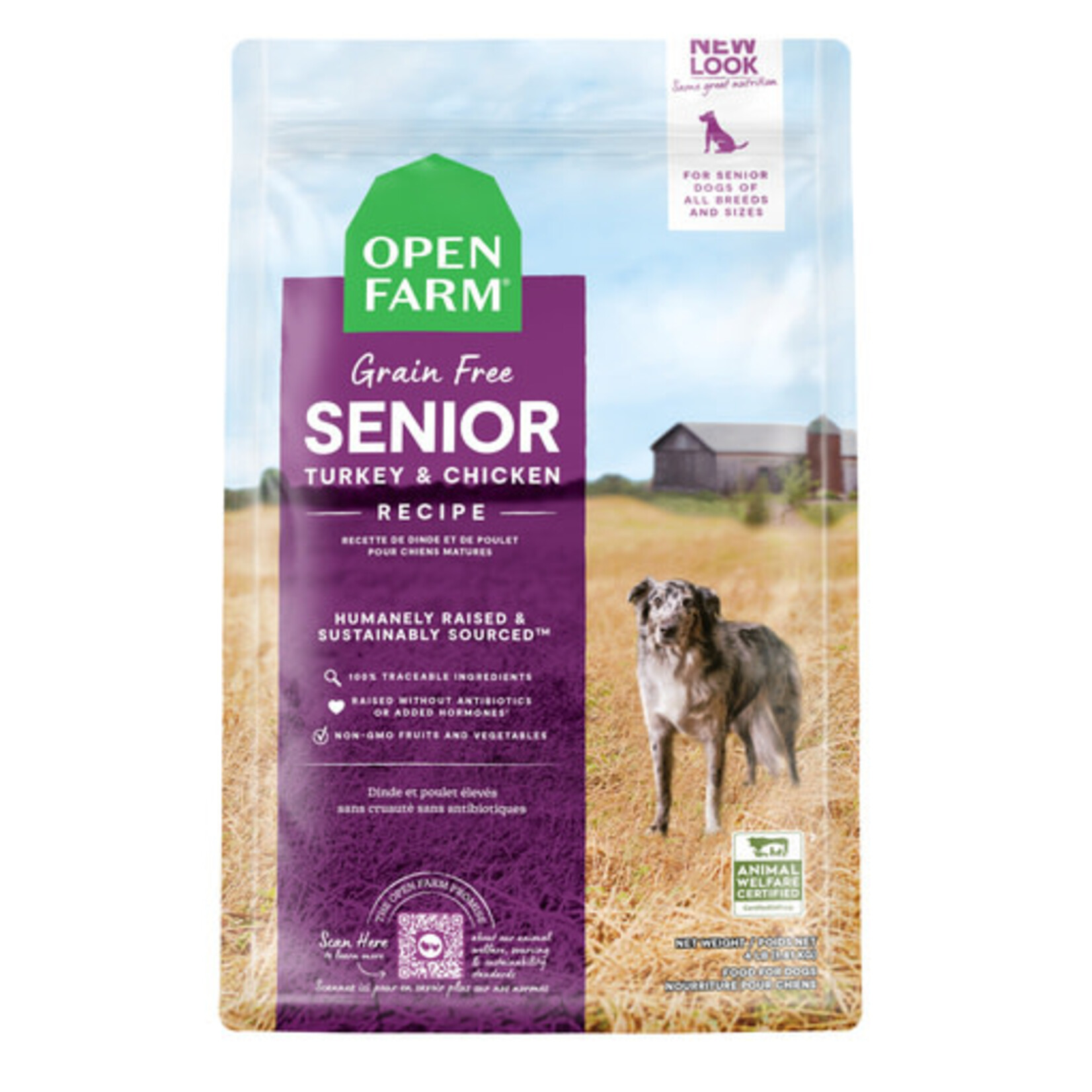 Open Farm Open Farm Senior Recipe Grain-Free Dry Dog Food 22#