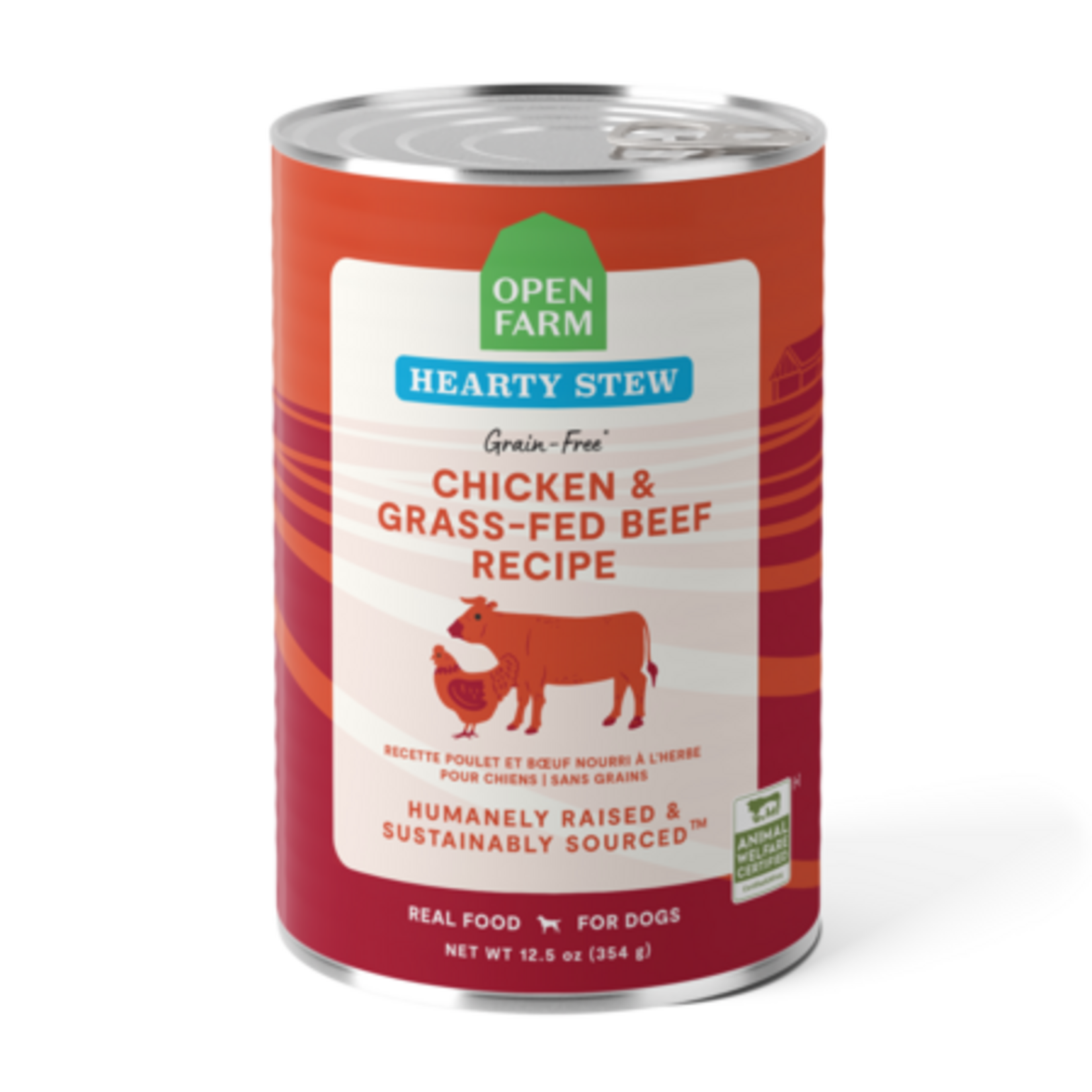 Open Farm Open Farm Chicken & Grass-Fed Beef Hearty Stew Wet Dog Food 12.5 oz