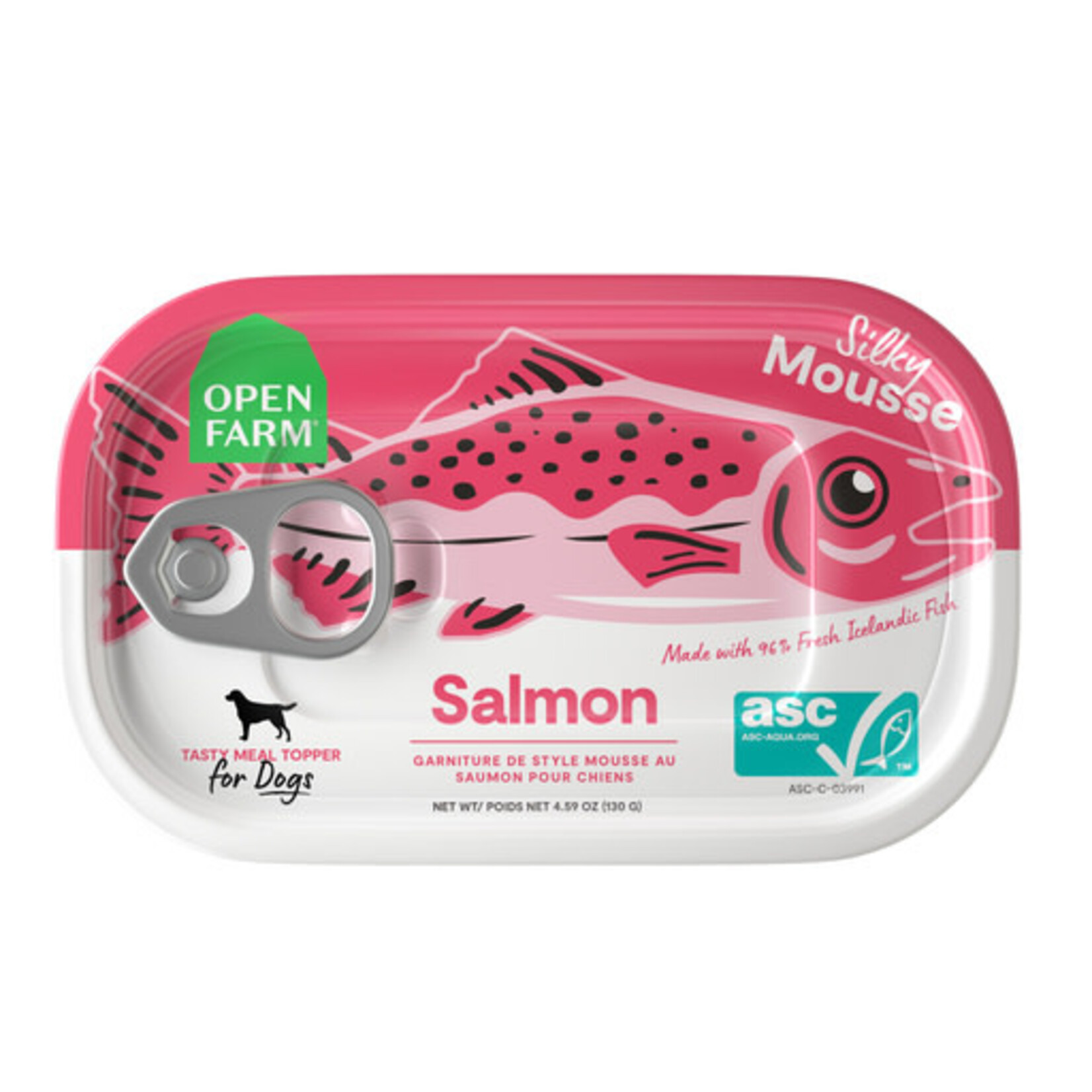 Open Farm Open Farm Silky Mousse Salmon Topper for Dogs 4.59 oz