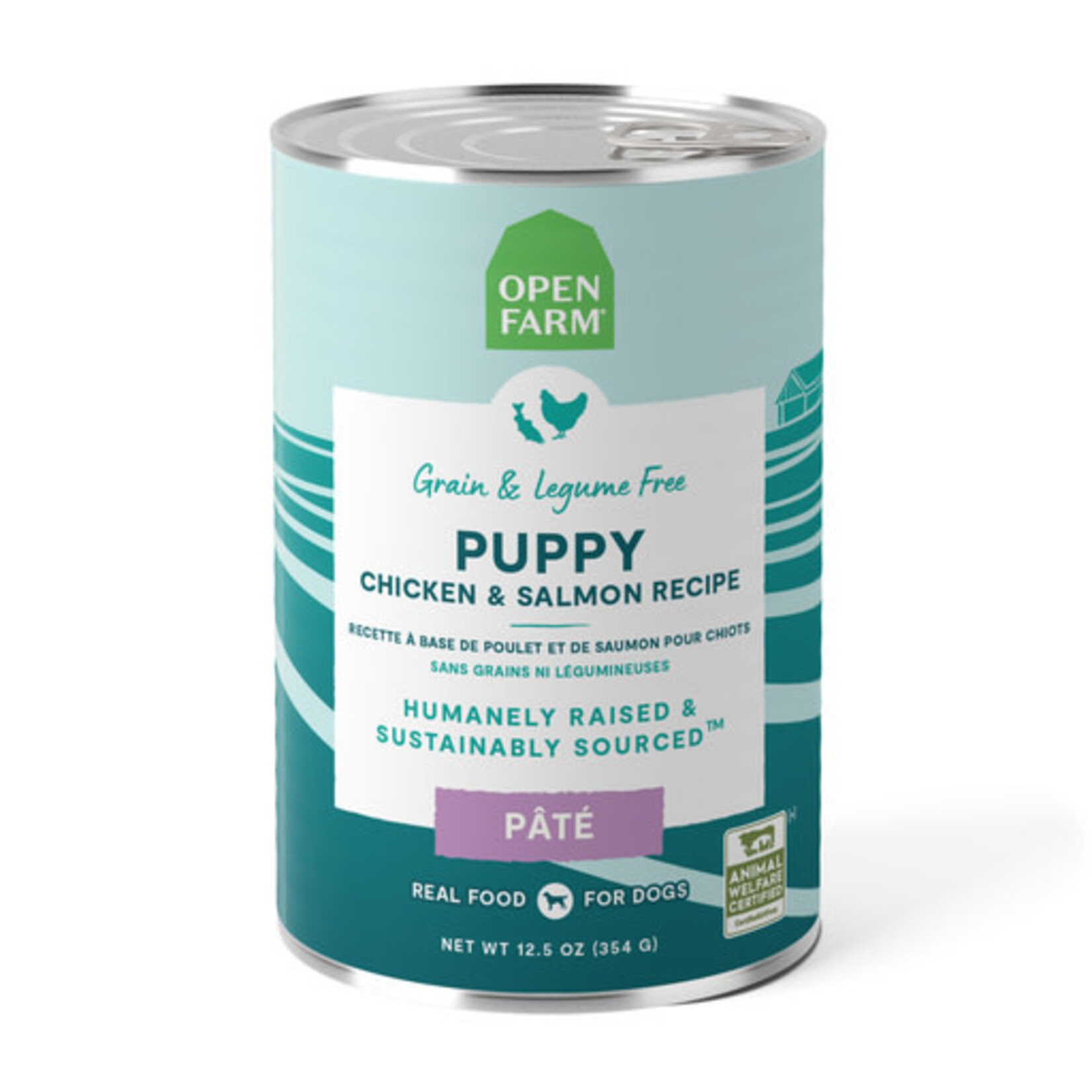 Open Farm Open Farm Puppy Chicken / Salmon Pate 12.5 oz