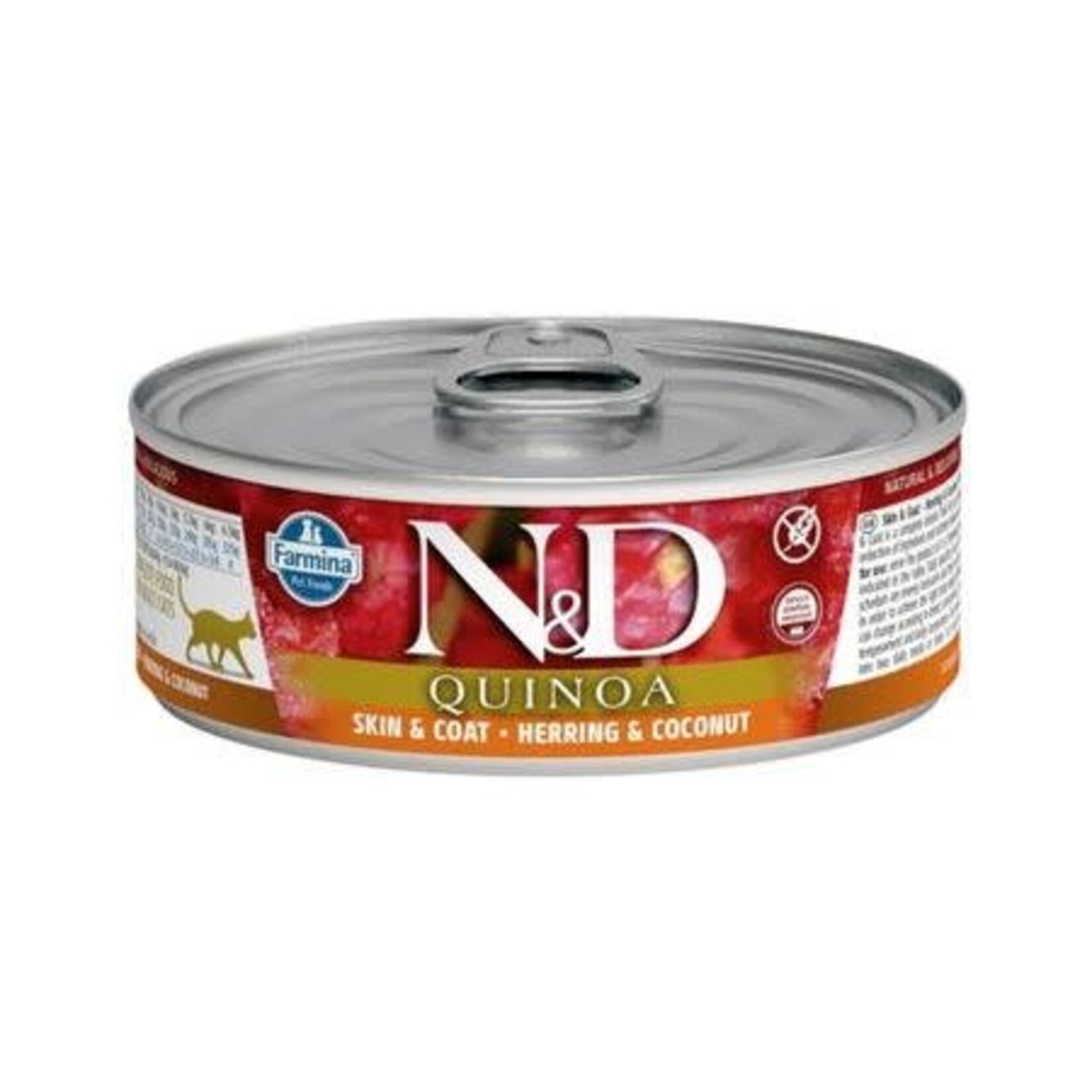 Farmina Farmina N&D Quinoa Skin & Coat Herring & Coconut Wet Cat Food 2.8 oz