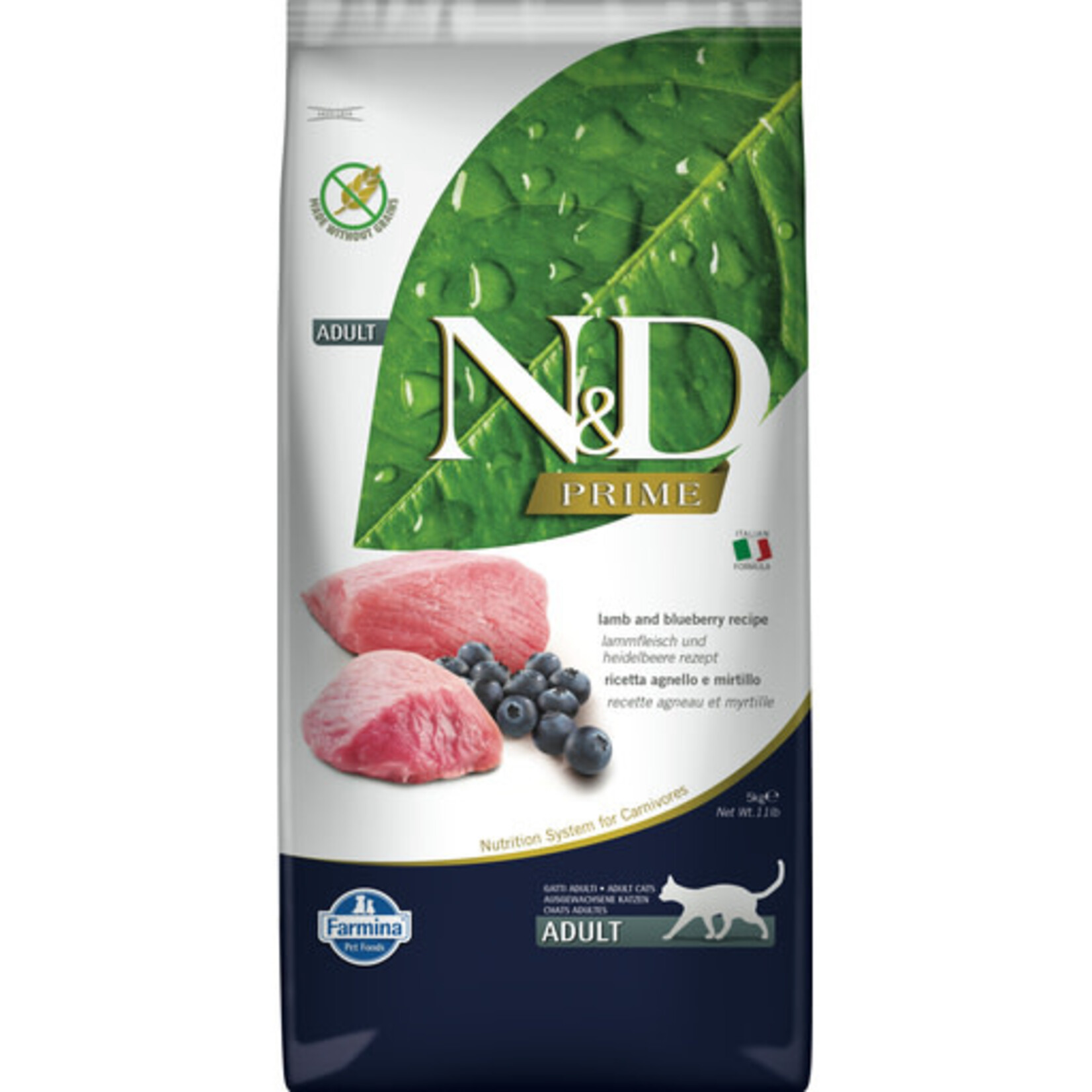Farmina Farmina N&D Prime Lamb & Blueberry Dry Cat Food 3.3#