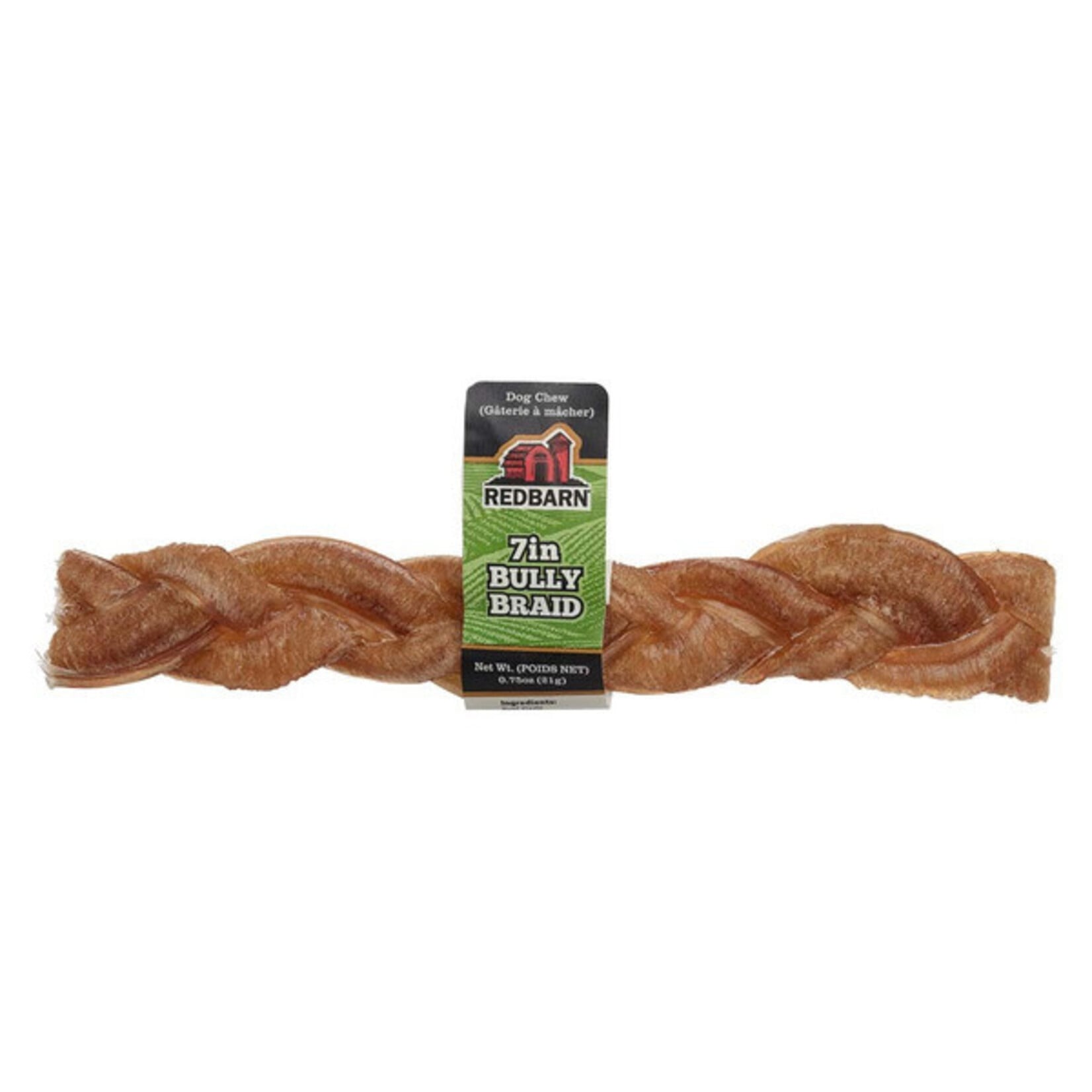 RedBarn Redbarn Naturals Premium Braided Bully Stick Dog Chew 7"