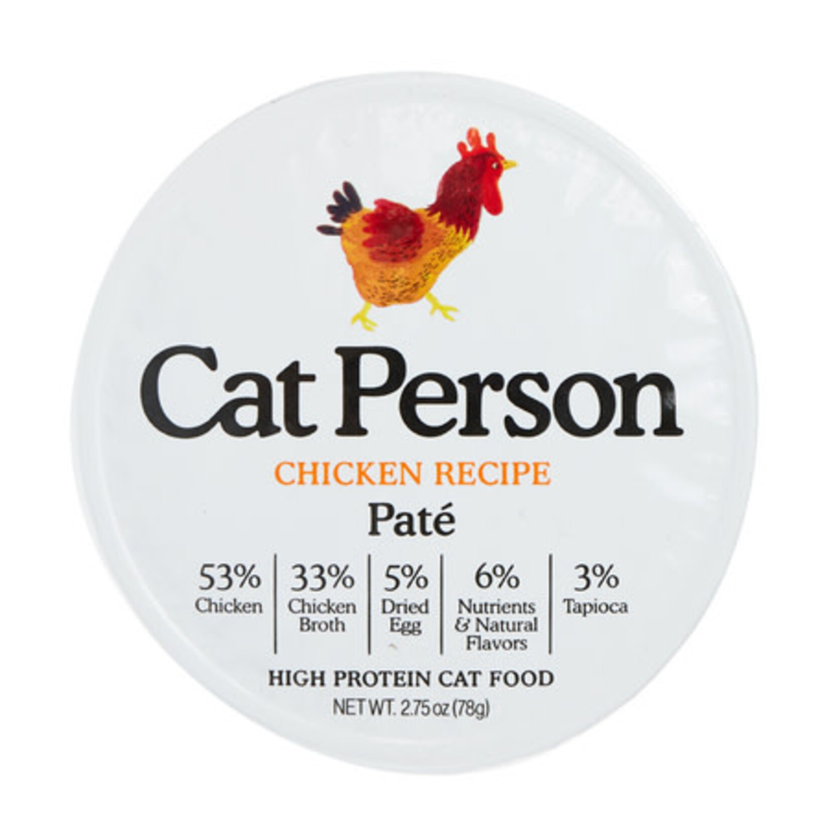 Cat Person Cat Person Chicken Grain-Free Pate Wet Cat Food 2.75 oz