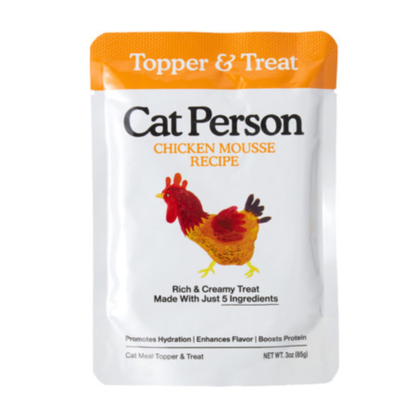 Cat Person Cat Person Chicken Mousse Cat Meal Topper & Treat 3 oz