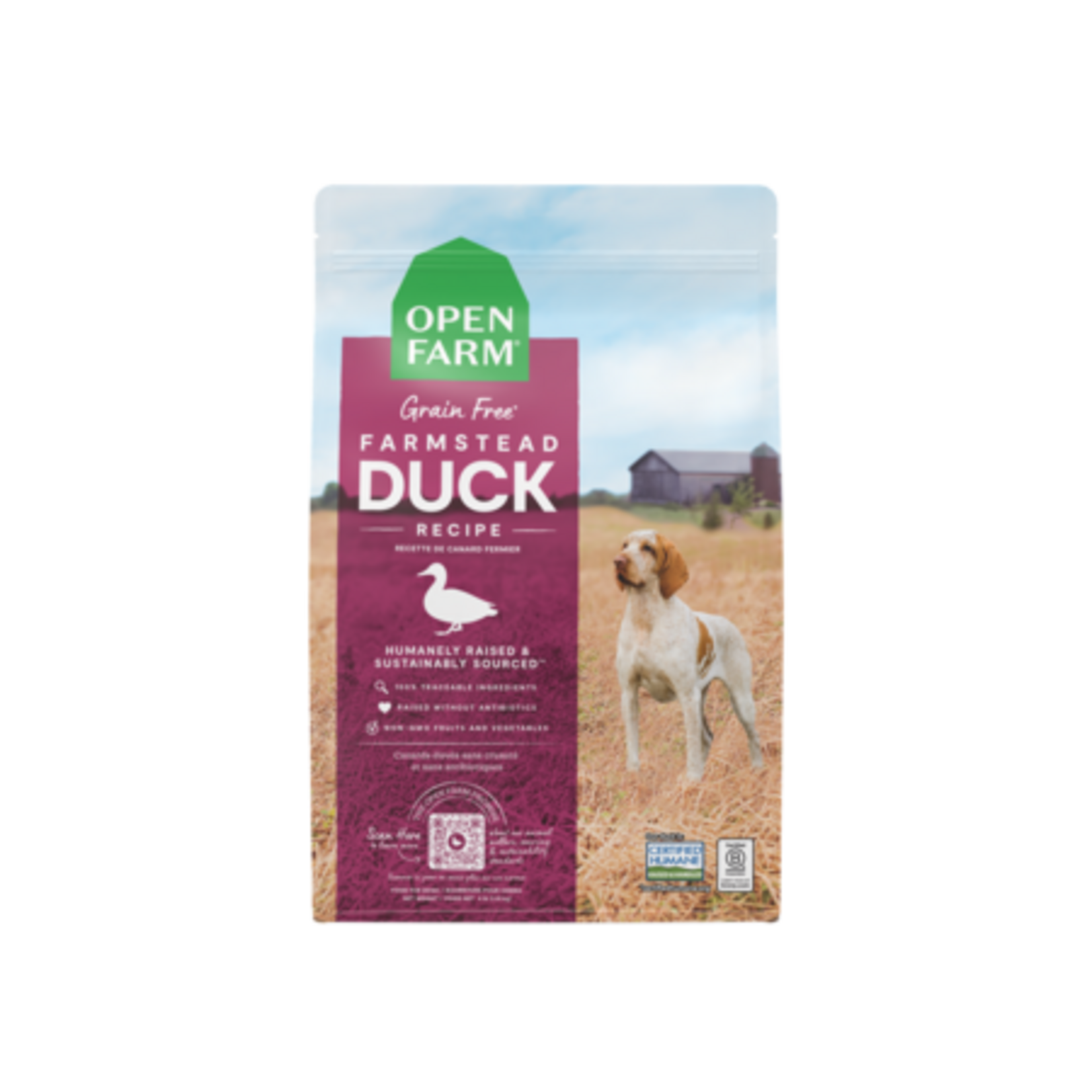 Open Farm Open Farm Farmstead Duck Grain-Free Dry Dog Food 4#