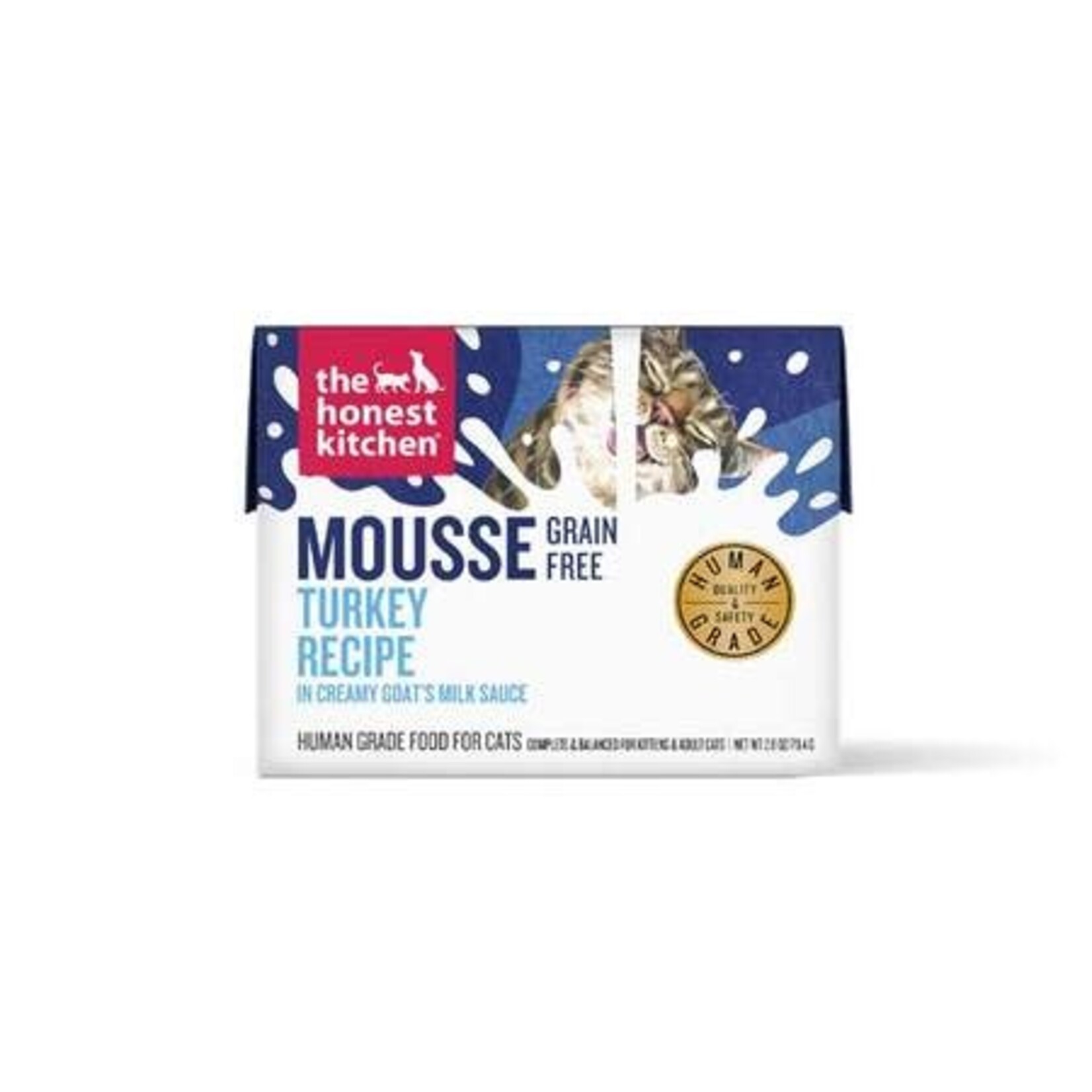 The Honest Kitchen The Honest Kitchen Turkey Mousse in Goat's Milk Grain-Free Pate Wet Cat Food 2.8 oz