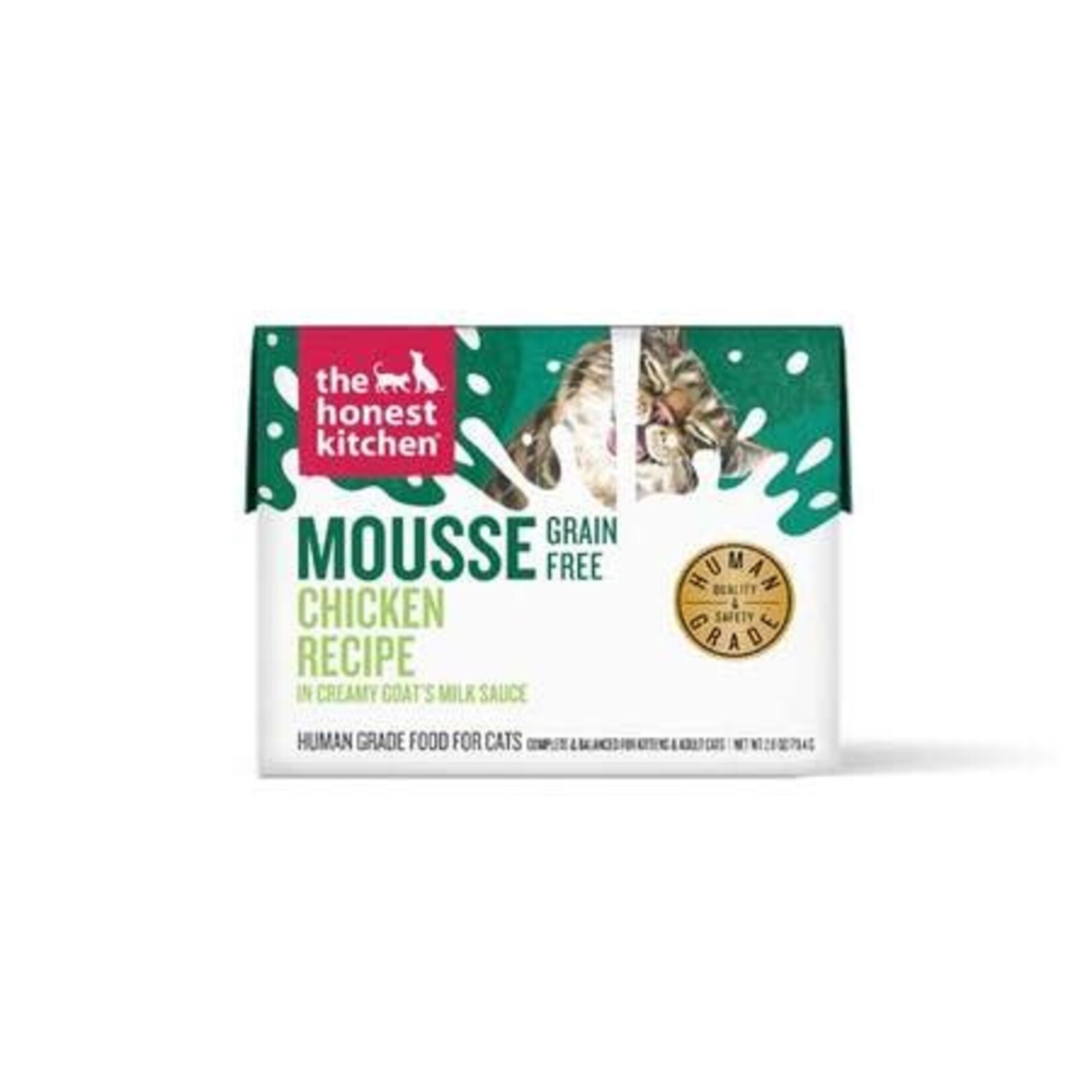 The Honest Kitchen The Honest Kitchen Chicken Mousse in Goat's Milk Grain-Free Pate Wet Cat Food 2.8 oz