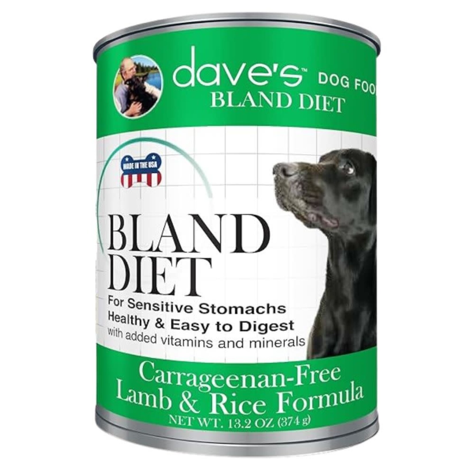 Dave's Pet Food Dave's Restricted Diet Bland Lamb and Rice Canned Dog Food 13oz