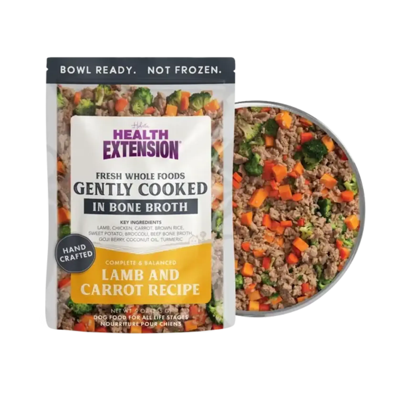 Health Extension Gently Cooked Lamb & Carrot Recipe Wet Dog Food 3 oz