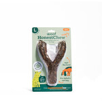 Woof Pet Woof HonestChew Real Beef Meaty Wishbone Dog Chew, Large