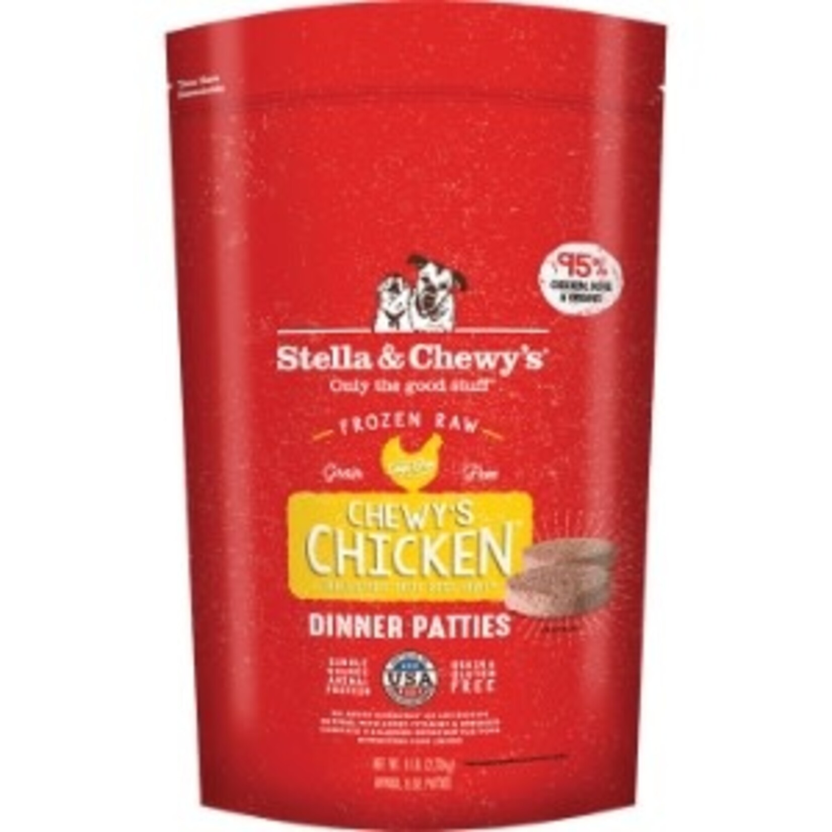 Stella & Chewys Stella & Chewy's Frozen Raw Chewy's Chicken Dinner Patties Dog Food 6#