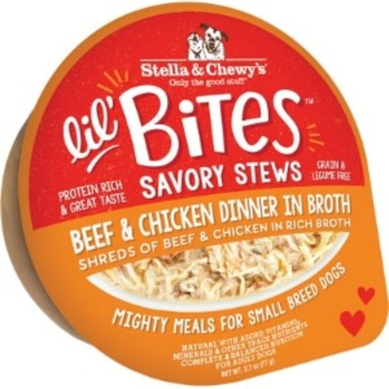 Stella & Chewys Stella & Chewy's Lil Bites Stew Chicken & Beef Dinner in Broth Dog Cup  2.7oz
