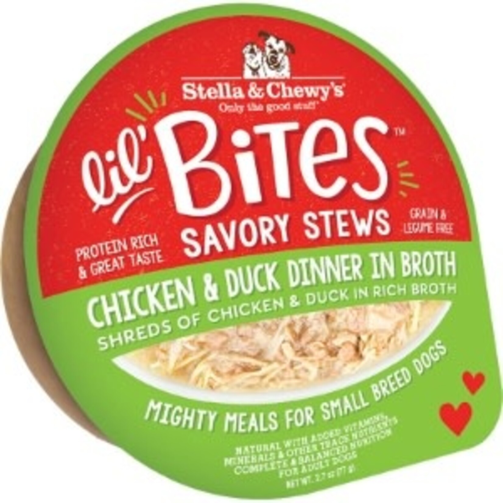 Stella & Chewys Stella & Chewy's Lil Bites Chicken & Duck Dinner in Broth Dog Cup 2.7oz