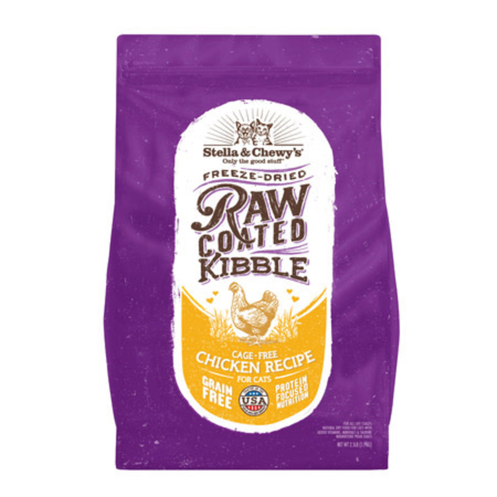 Stella & Chewys Stella & Chewy's Freeze-Dried Raw Coated Cage-Free Chicken Recipe Dry Cat Food 2.5#