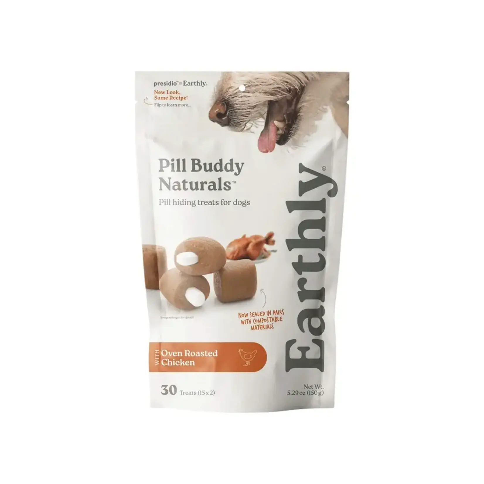 Complete Natural Nutrition Pill Buddy Naturals Chicken Dog Treat  30pk