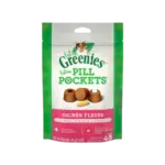 Greenies/Pill Pockets Greenies Pill Pockets Feline Natural Salmon Flavor Soft Adult Cat Treats 1.6 oz