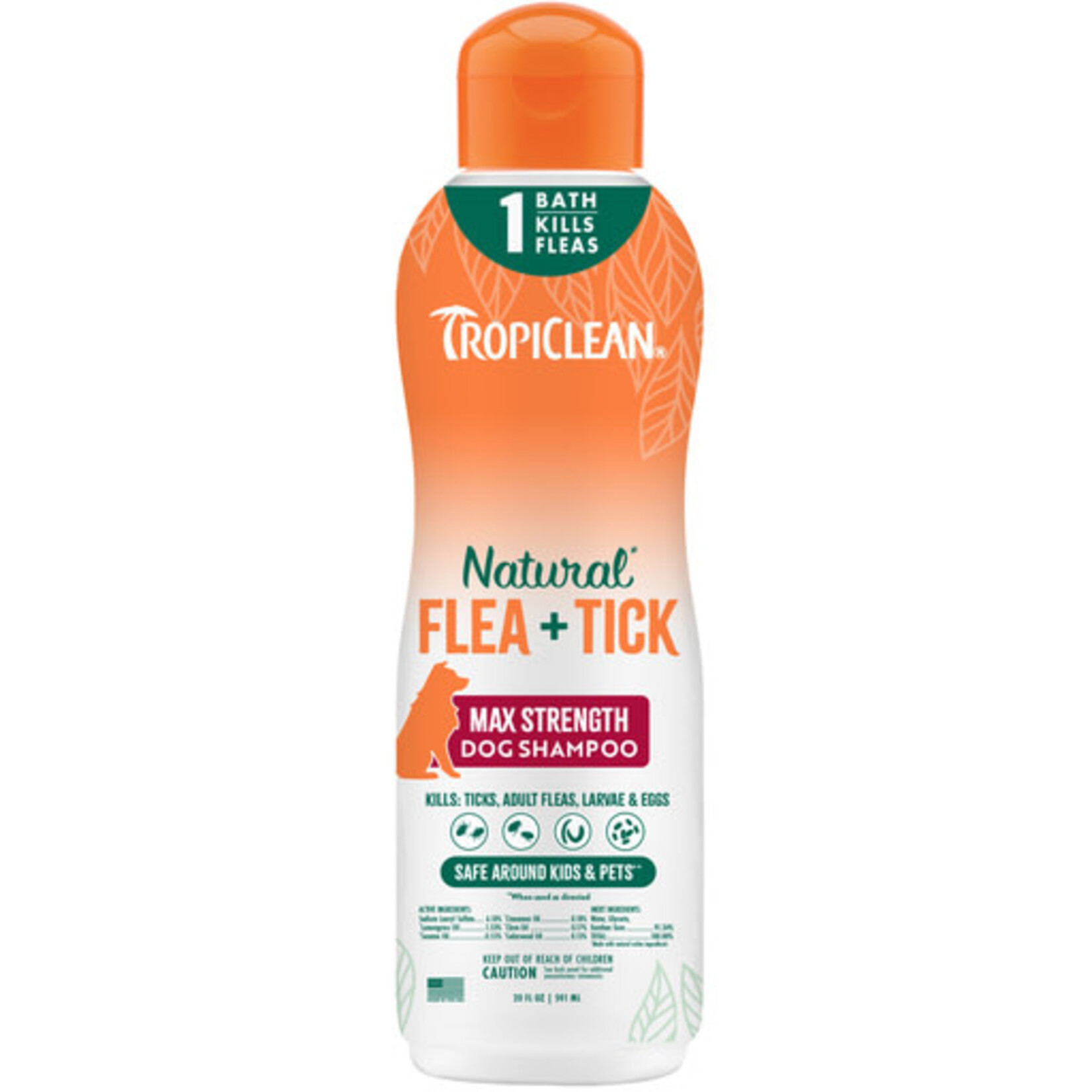 Tropiclean TropiClean Natural Flea & Tick Dog Shampoo Max 20oz
