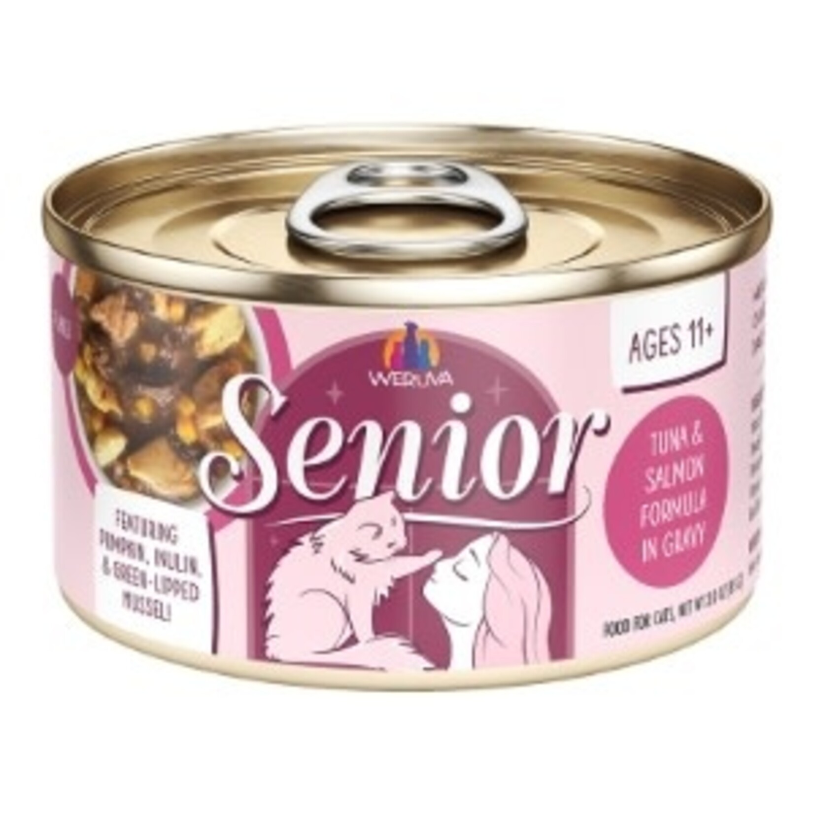 Weruva Weruva Senior Grain-Free Tuna & Salmon Formula in Gravy Wet Cat Food 3 oz