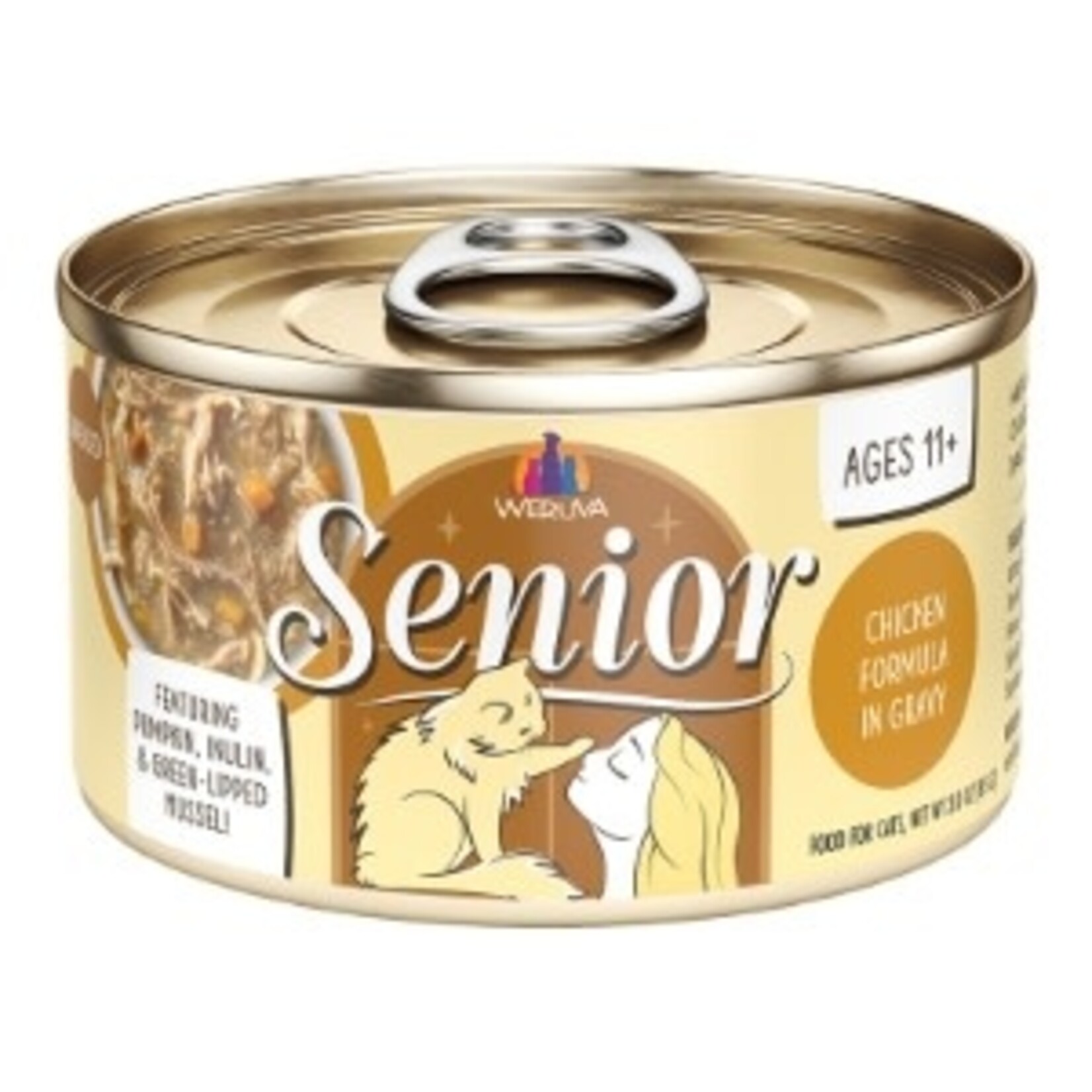 Weruva Weruva Senior Grain-Free Chicken Formula in Gravy Wet Cat Food 3 oz