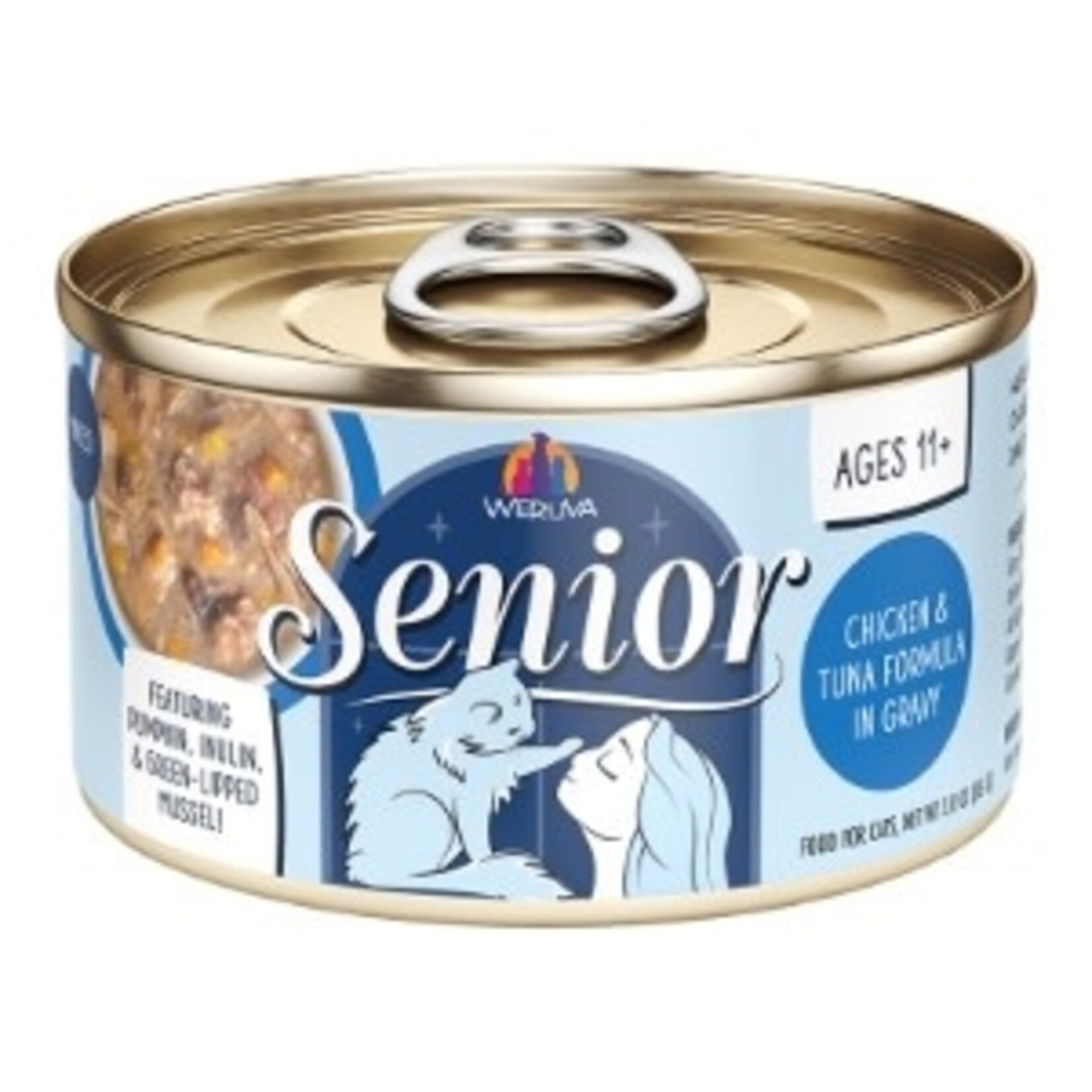 Weruva Weruva Senior Grain-Free Chicken & Tuna Formula in Gravy Wet Cat Food 3 oz