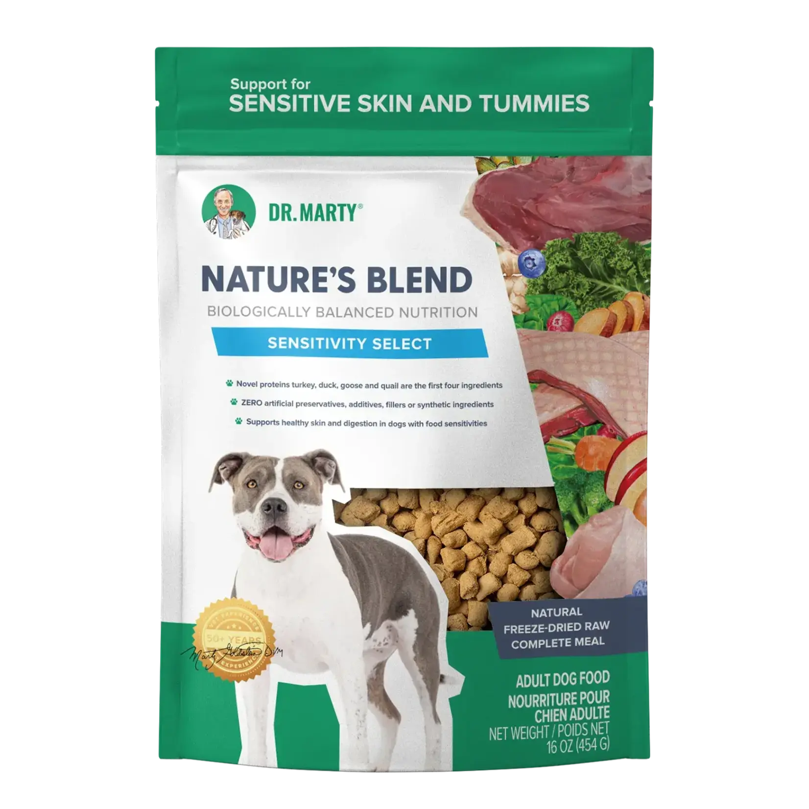 Dr. Marty Dr. Marty's Freeze-Dried Nature’s Blend Sensitivity Select Dog Food 48 oz
