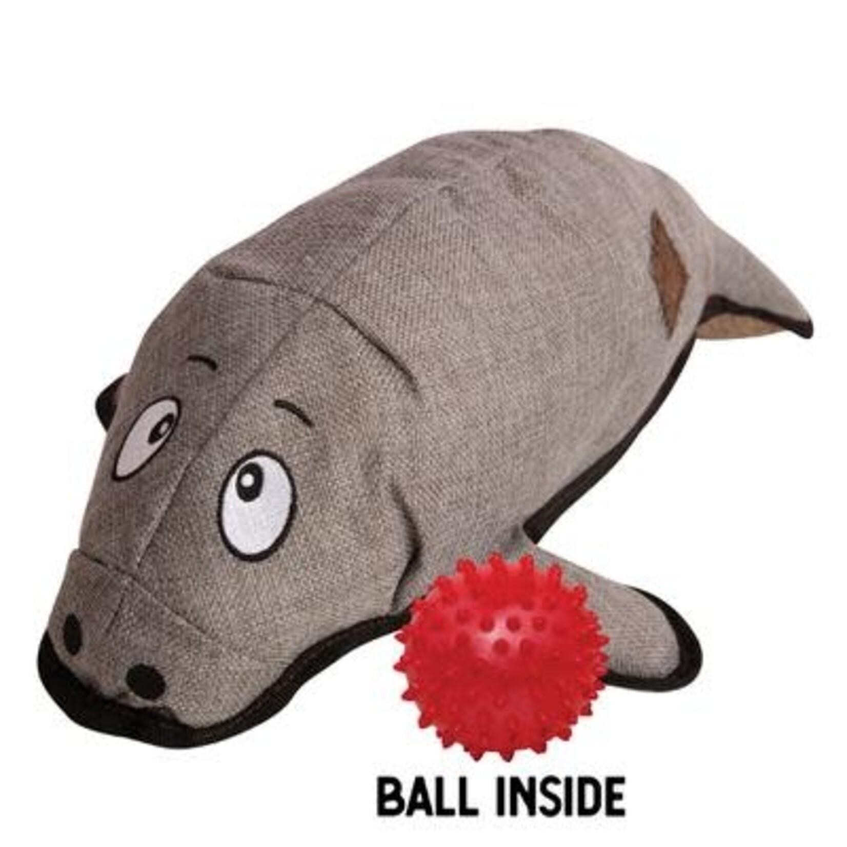 SnugArooz SnugArooz Murray the Manatee with Ball Medium to Large Dog Toy