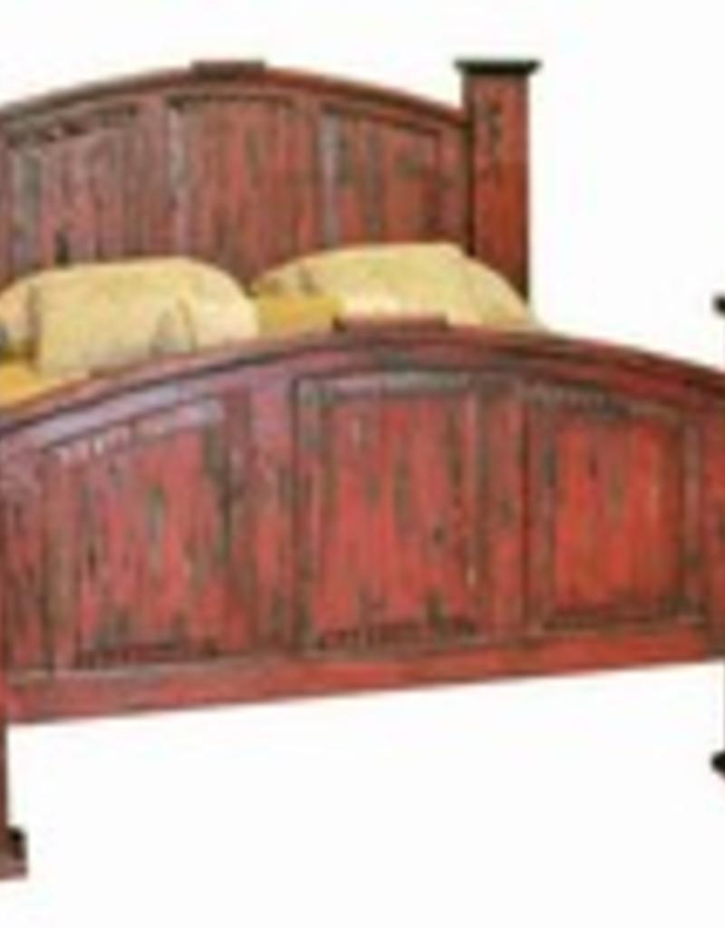 Red Sed Queen Mansion Bed R B Furniture Rustic Heritage Red Sed Queen Mansion Bed