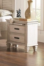 Coaster Antique White Nightstand