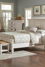 Coaster Antique White Queen Bed