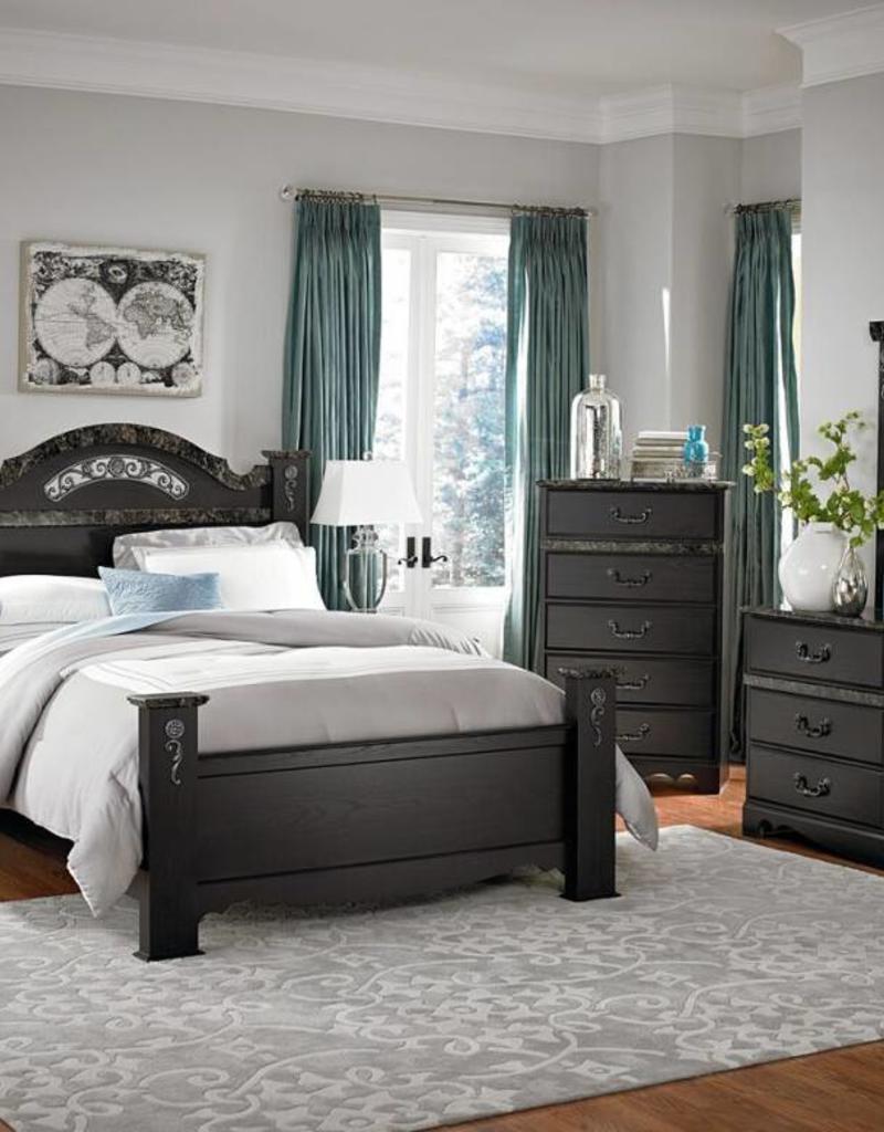 Verona Cappuccino Emperor Marble Q F Bed R B Furniture