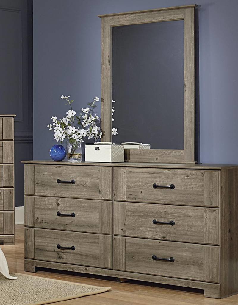 Meadowlark Weathered Gray Ash Dresser Mirror R B Furniture