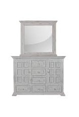 MYCO Charleston White Dresser with Mirror