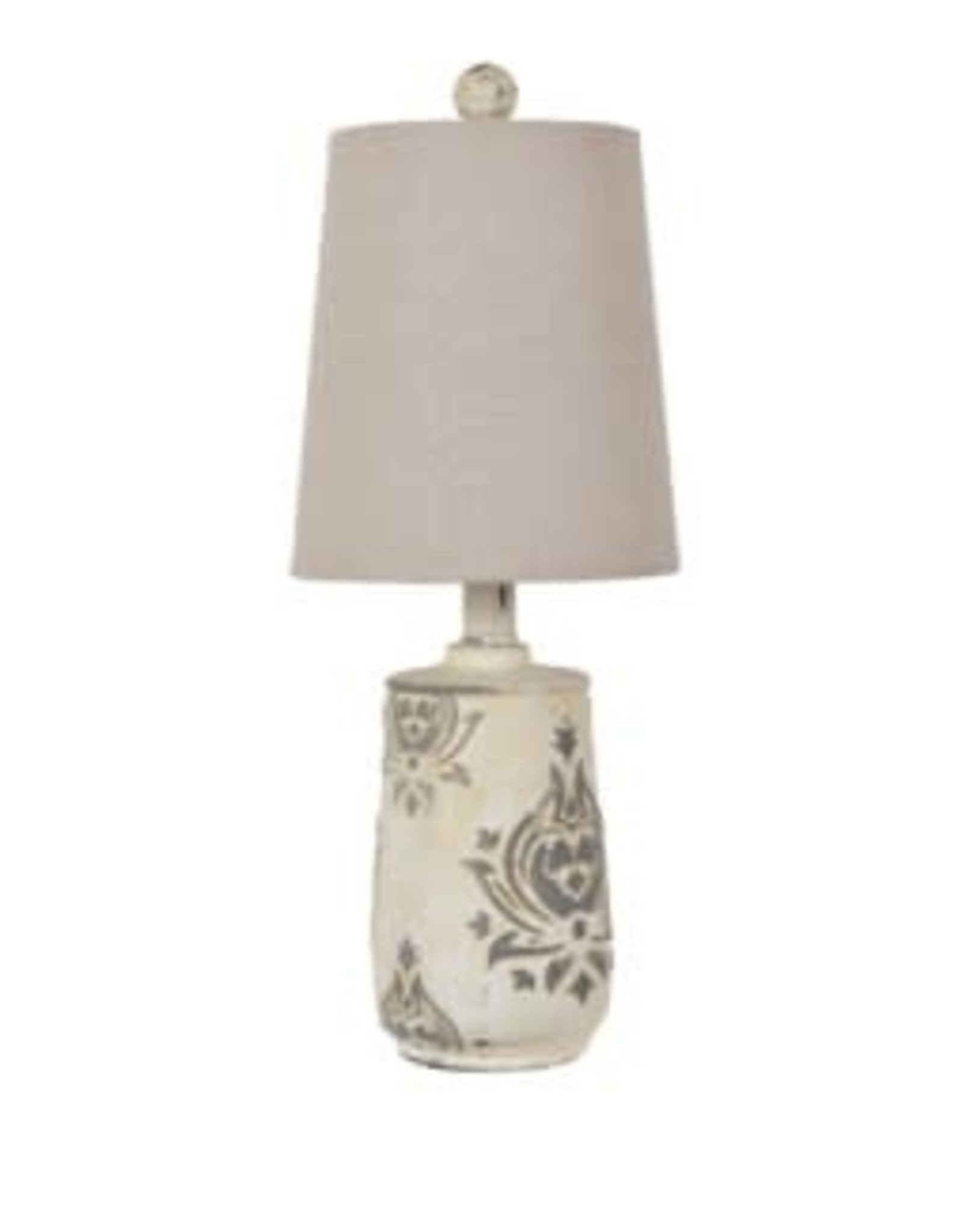 Crestview French Damask Accent Lamp