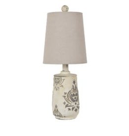 Crestview French Damask Accent Lamp