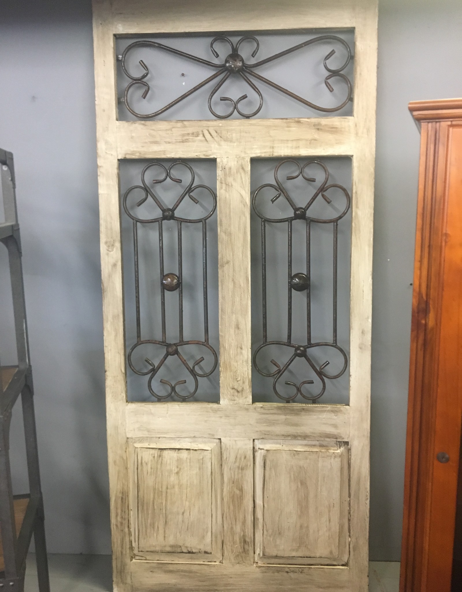 Mexican Decor Wood Door: Open