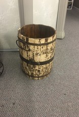 Mexican Decor Tall Wood Barrel