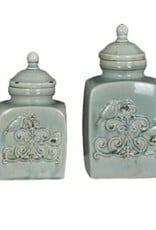 Crestview Blue Bird Canister Set