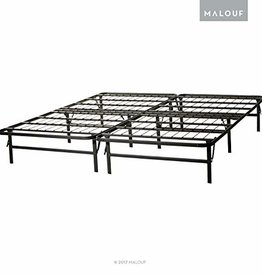 Malouf Queen High Rise Bed Frame: 18"