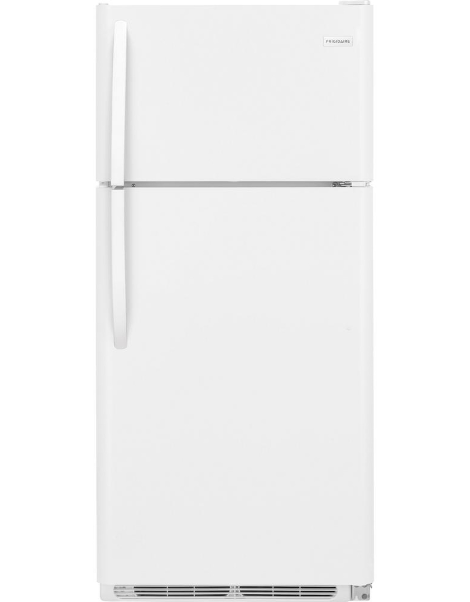 W&B White Top Mount 18cf w/Ice Maker