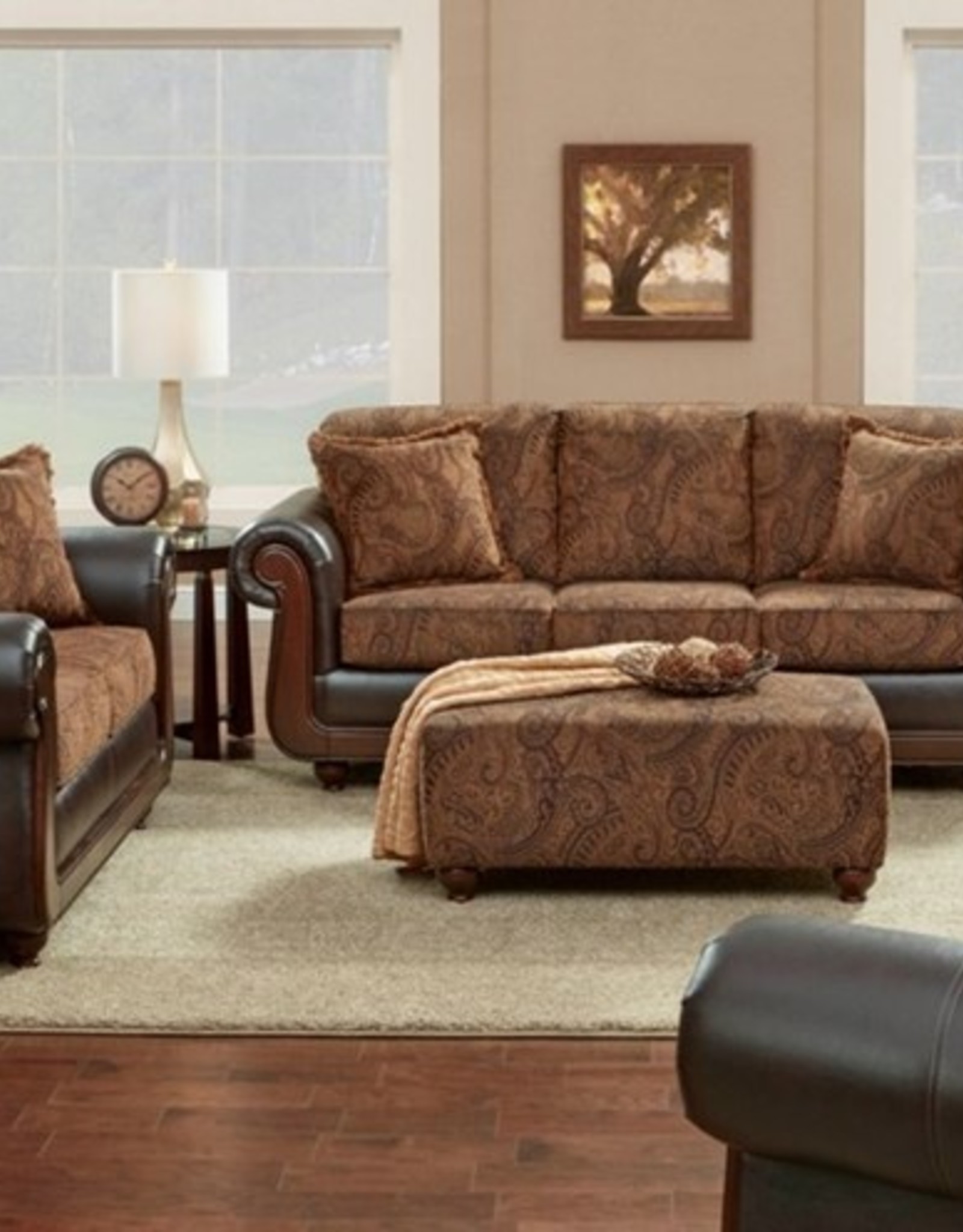 Affordable Furniture Kiser Cappuccino Love Seat
