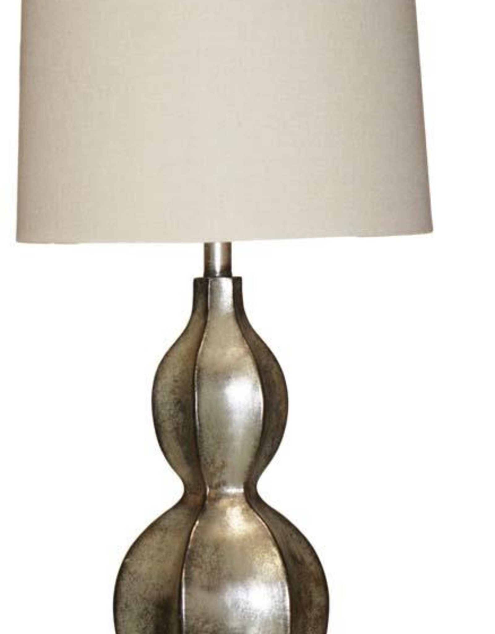 H&H 1811 Tarnished Silver Lamp