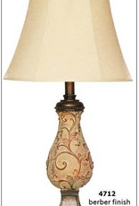 H&H 4712 Berber Finish Lamp