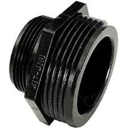 SPS 1.5"BUTTX1.5"NPT BLK UNION TAILPIECE